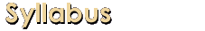 Syllabus